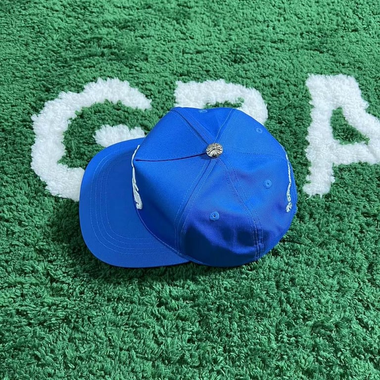 Chrome Hearts CH Logo Cap Blue - 11