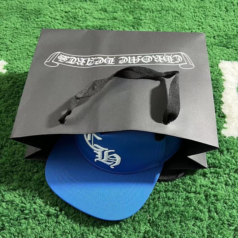 Chrome Hearts CH Logo Cap Blue - 4