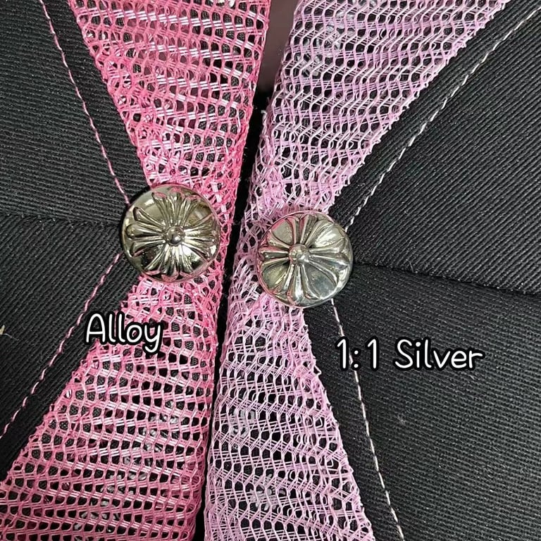 Chrome Hearts Pink Black Trucker Hat - 2
