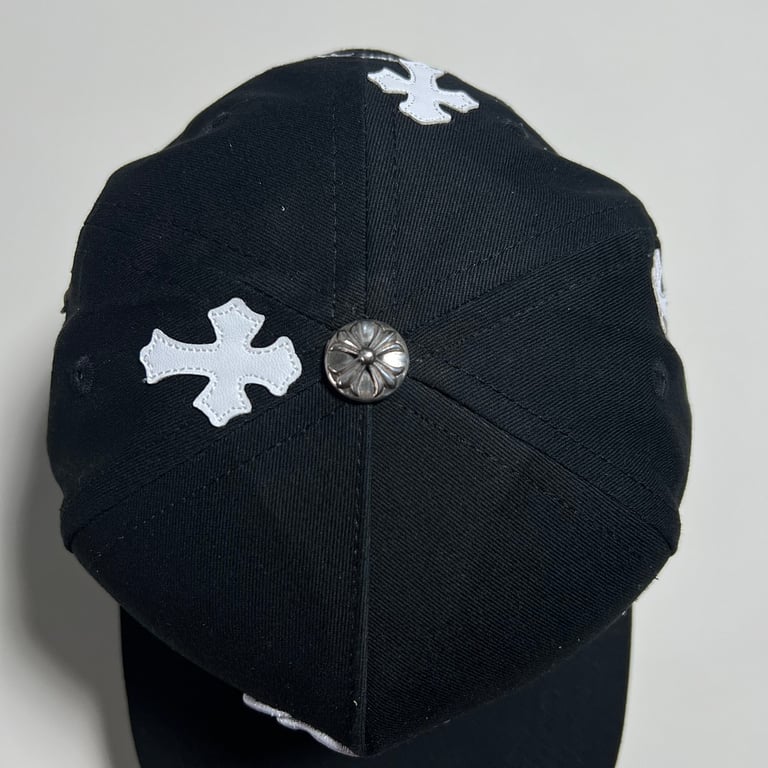 Chrome Hearts Cross Patch Snapback Cap Black - 5