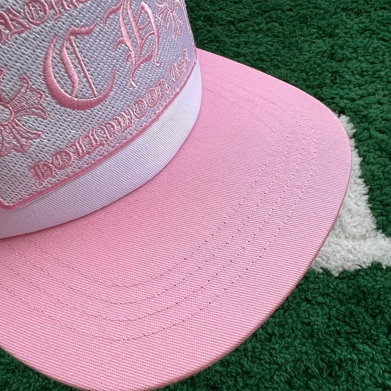 Chrome Hearts Pink Trucker Cap - 5