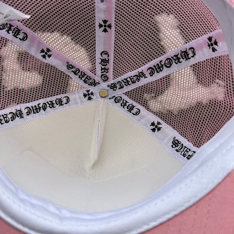 Chrome Hearts Pink Trucker Cap - 7