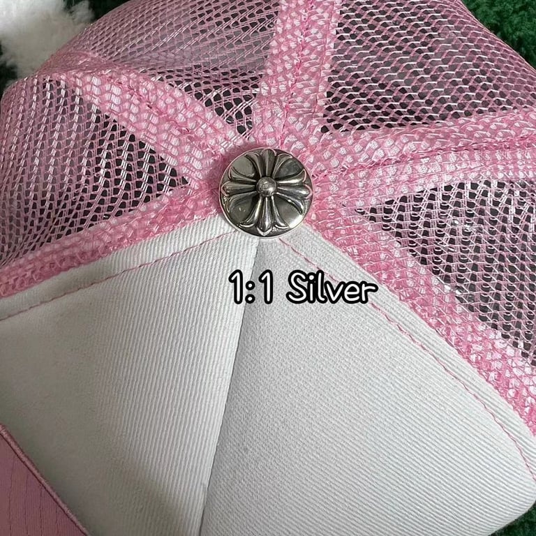 Chrome Hearts Pink Trucker Cap - 9
