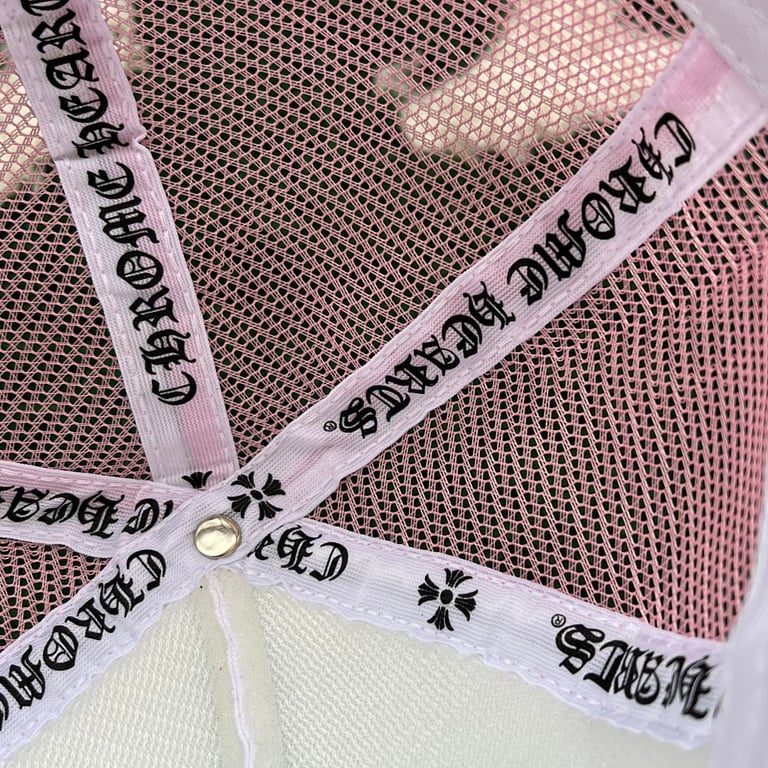 Chrome Hearts Fuck Pink Trucker Hat - 5