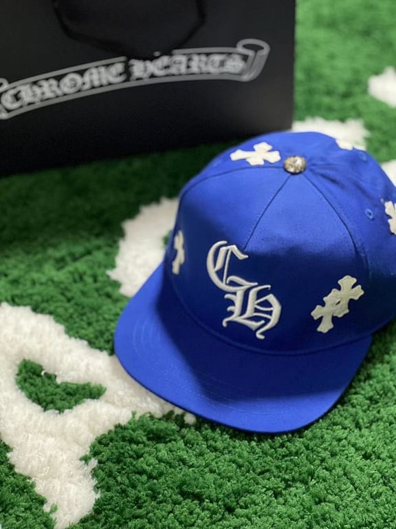 Chrome Hearts Blue Cross Patch Cap - 14