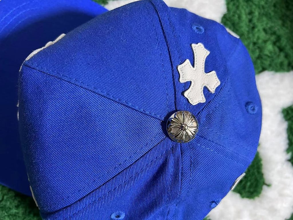 Chrome Hearts Blue Cross Patch Cap - 6