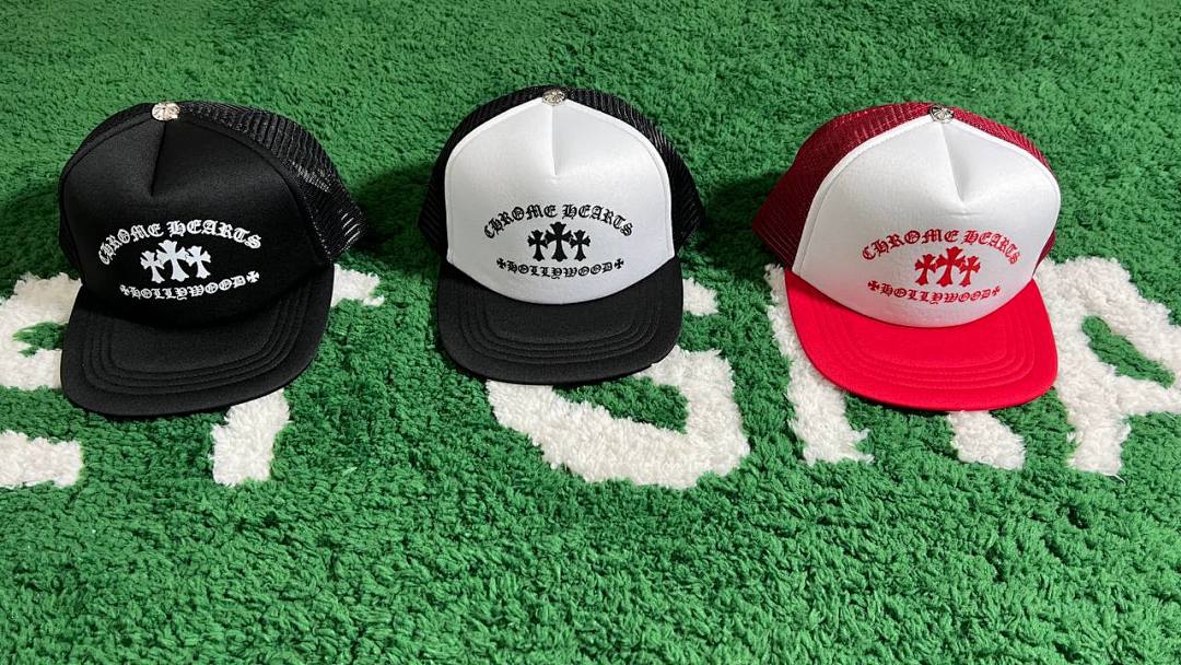 Chrome Hearts 2023 Red Trucker Hat - 11