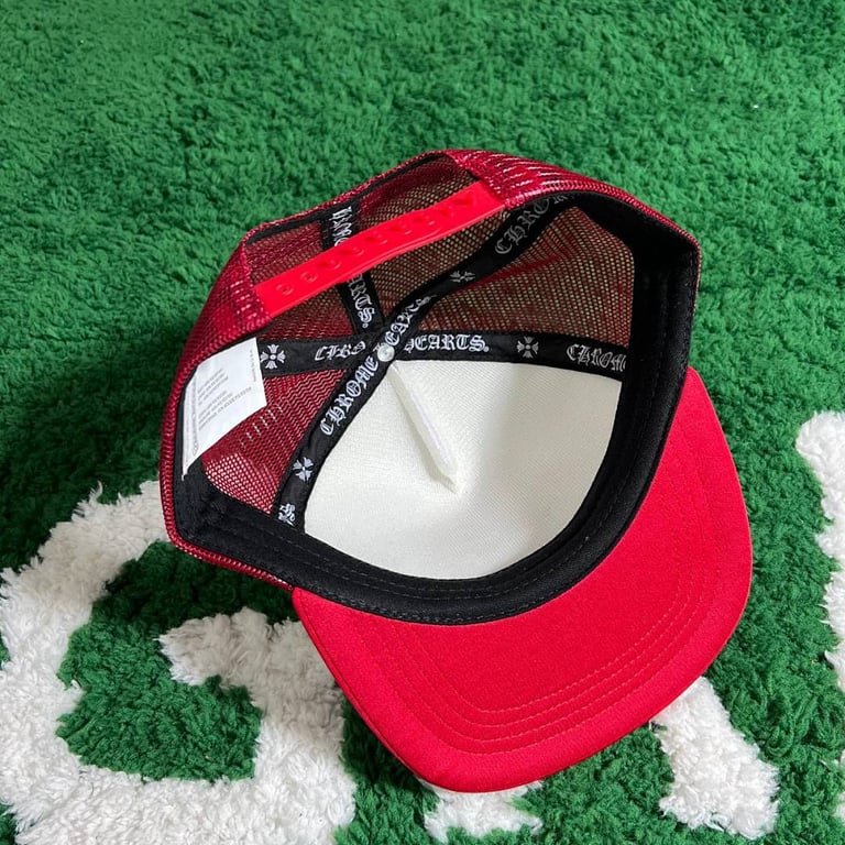 Chrome Hearts 2023 Red Trucker Hat - 12