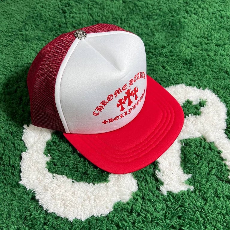 Chrome Hearts 2023 Red Trucker Hat - 14