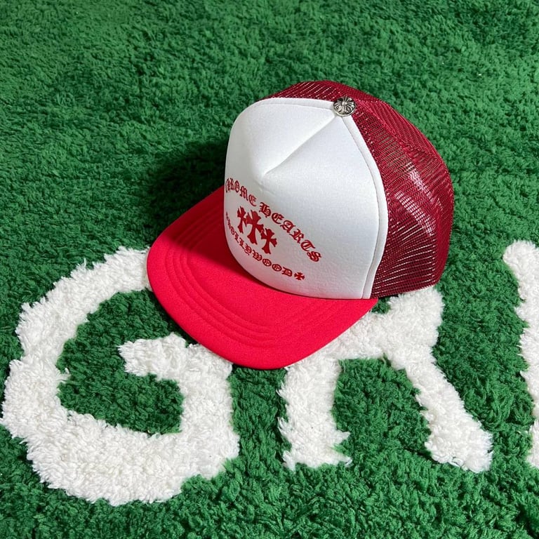 Chrome Hearts 2023 Red Trucker Hat - 15