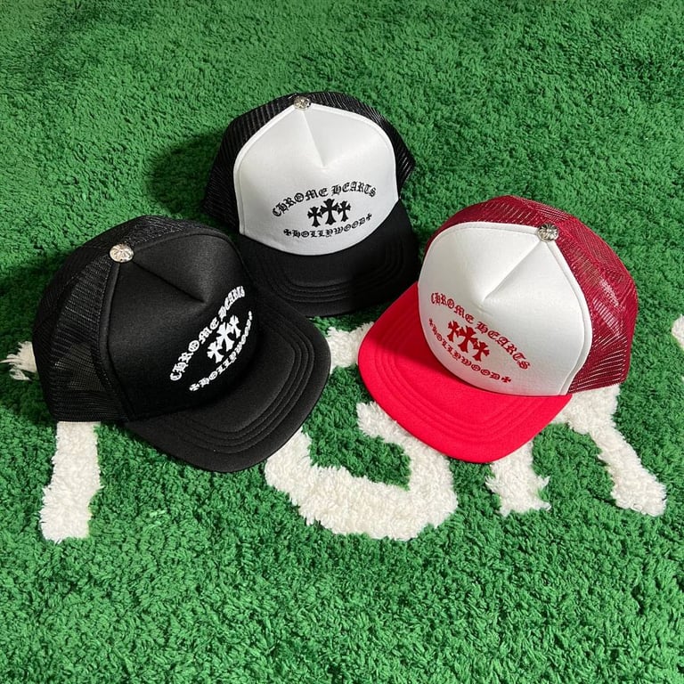 Chrome Hearts 2023 Red Trucker Hat - 16