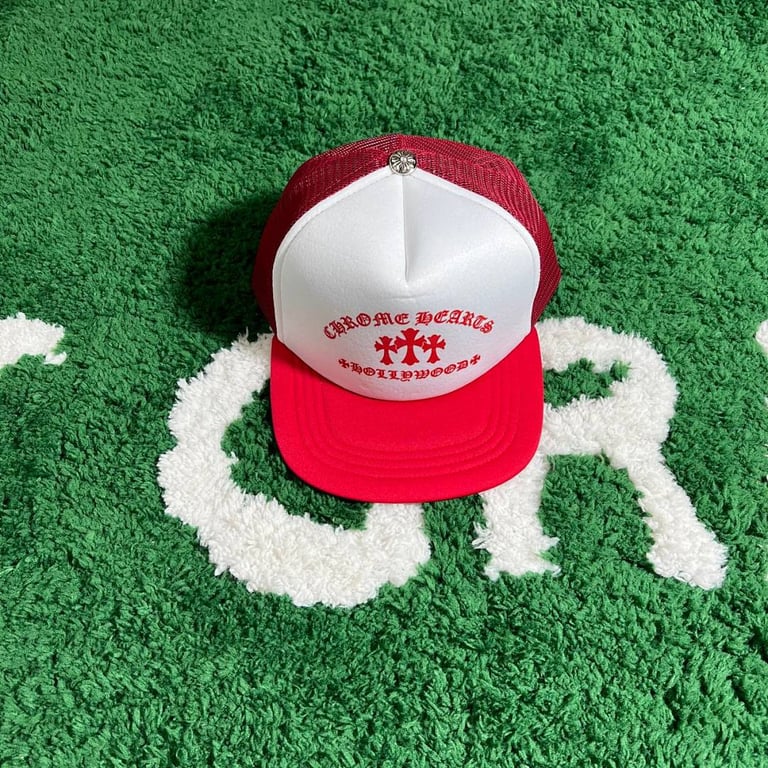 Chrome Hearts 2023 Red Trucker Hat - 17