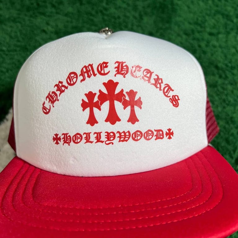 Chrome Hearts 2023 Red Trucker Hat - 20