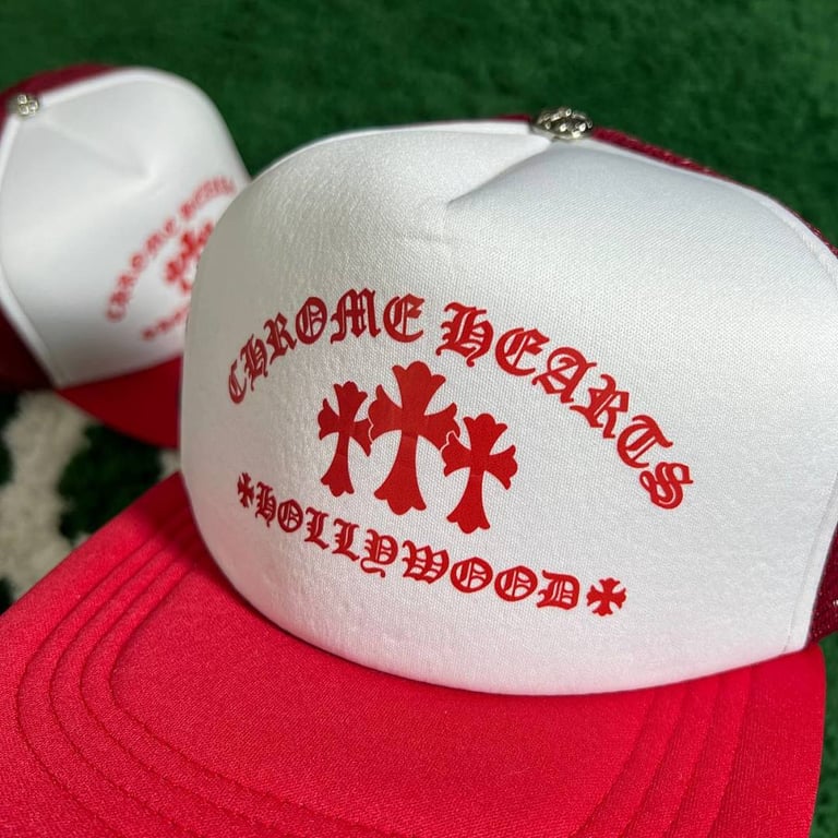 Chrome Hearts 2023 Red Trucker Hat - 3