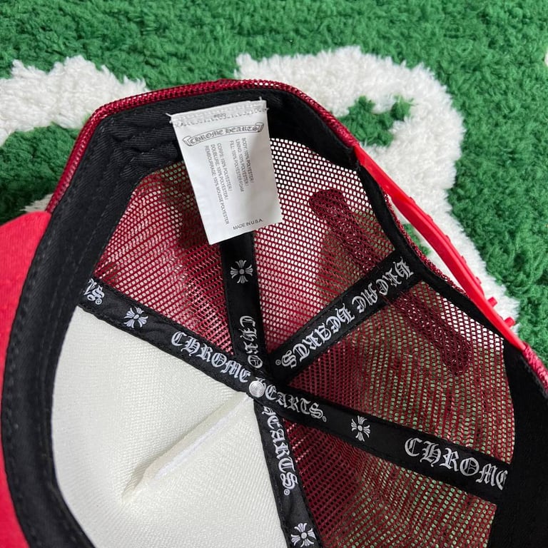 Chrome Hearts 2023 Red Trucker Hat - 6