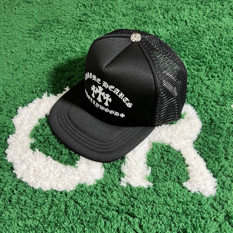 Chrome Hearts 2023 Black Trucker Hat - 8