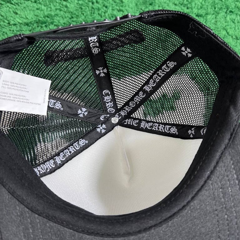 Chrome Hearts 2023 White Black Trucker Hat - 5