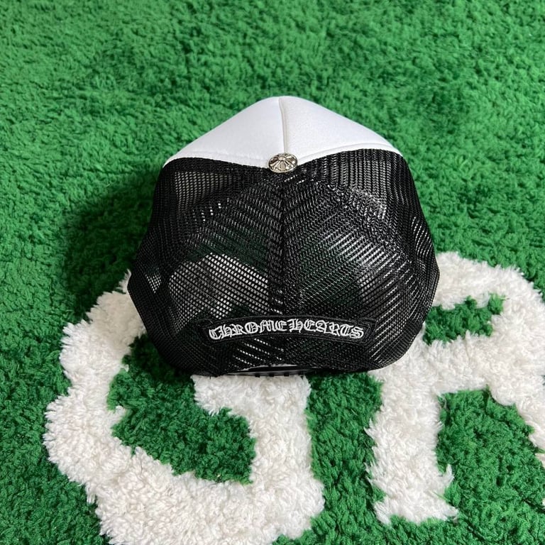 Chrome Hearts 2023 White Black Trucker Hat - 7