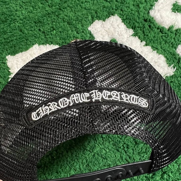 Chrome Hearts Multi Color Cross Trucker Hat Black - 14