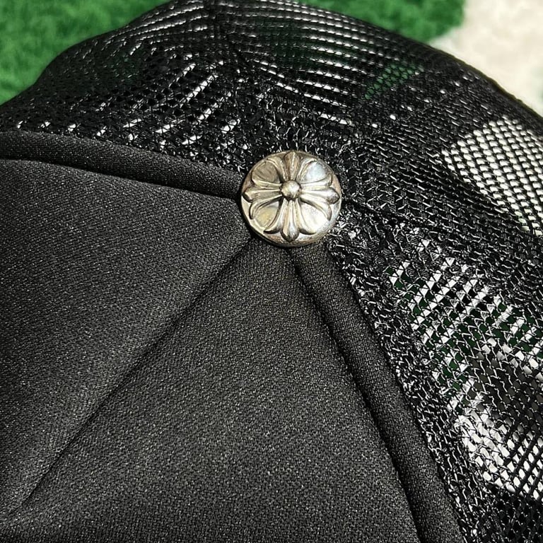 Chrome Hearts Multi Color Cross Trucker Hat Black - 5