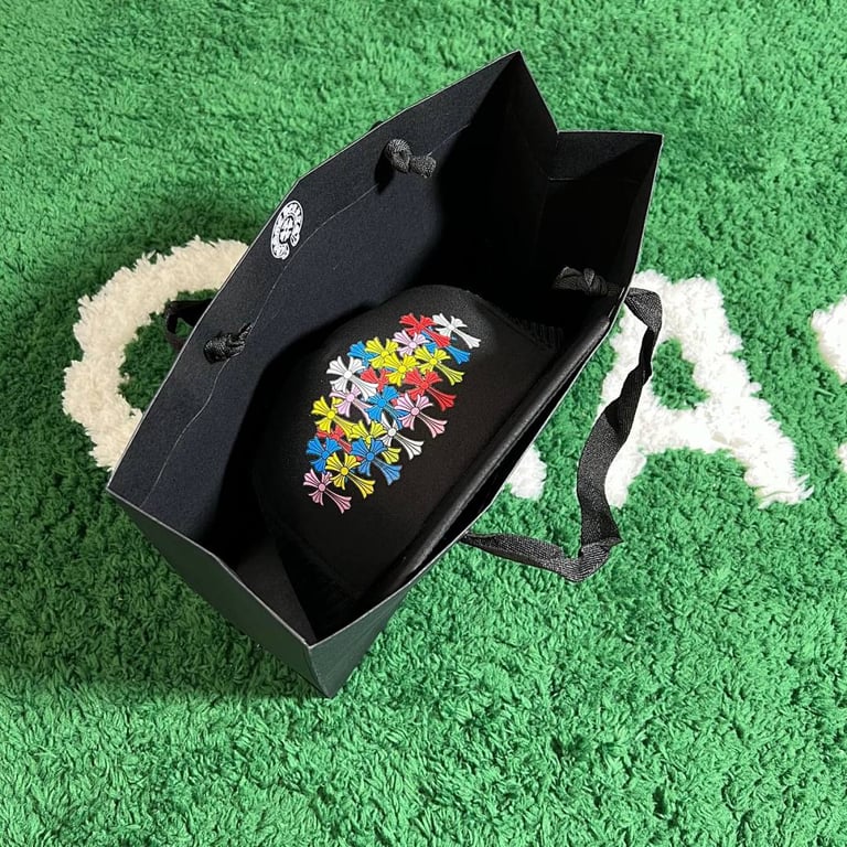 Chrome Hearts Multi Color Cross Trucker Hat Black - 6