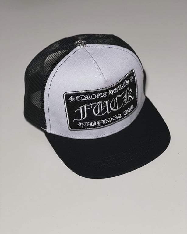 Chrome Hearts Fuck Hollywood Trucker Hat - 2