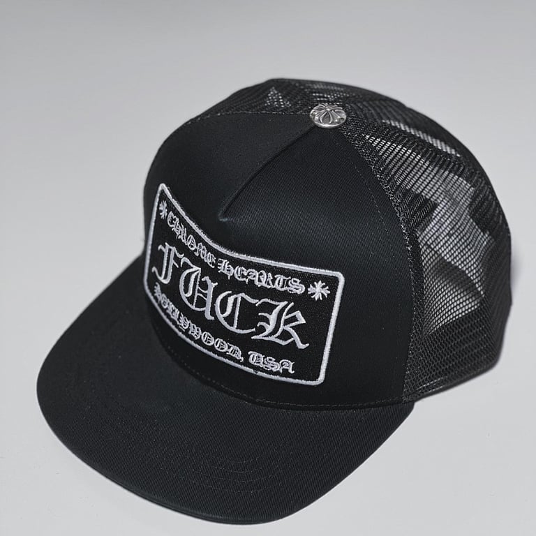 Chrome Hearts Fuck Hollywood Trucker Hat - 18