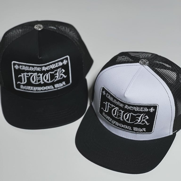 Chrome Hearts Fuck Hollywood Trucker Hat - 19