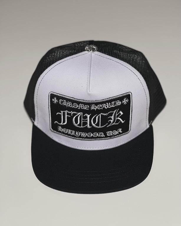 Chrome Hearts Fuck Hollywood Trucker Hat - 3