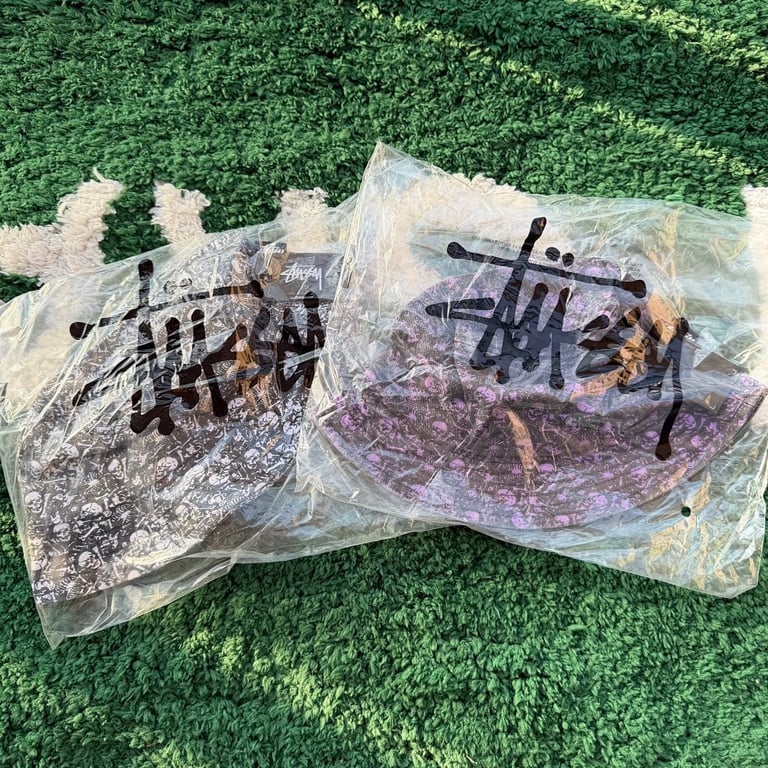 Stüssy Skull Print Bucket Hat - 2