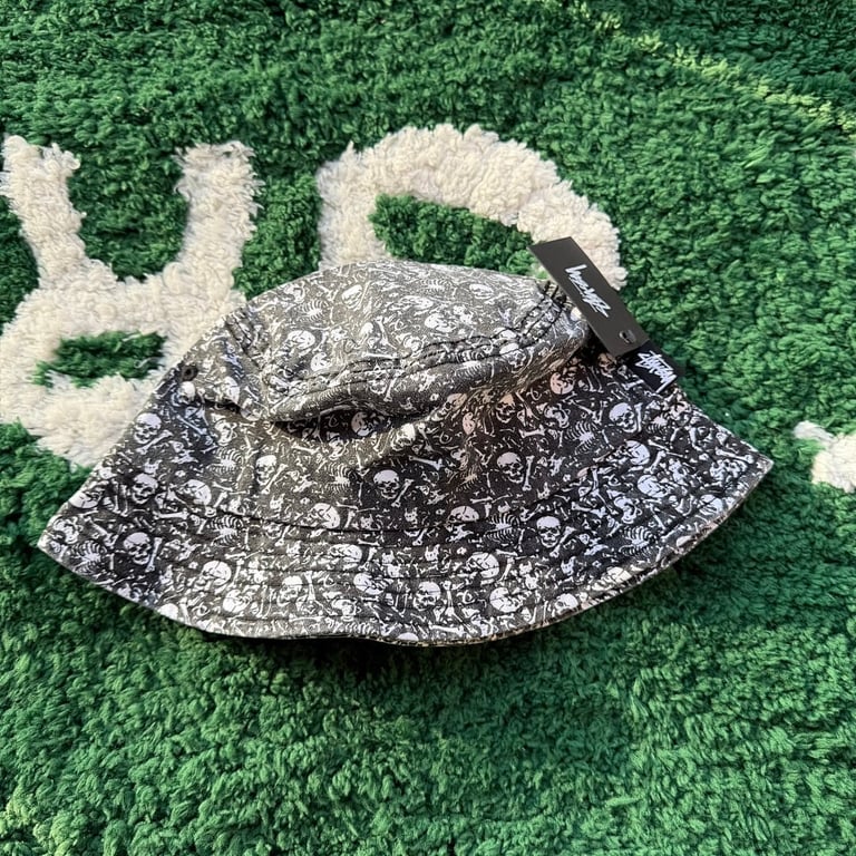Stüssy Skull Print Bucket Hat - 6