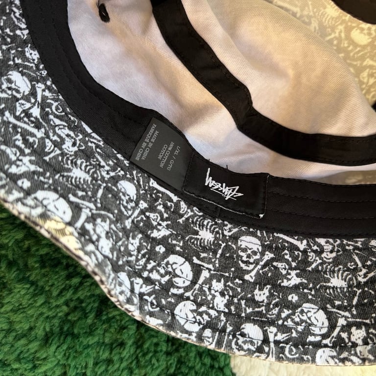 Stüssy Skull Print Bucket Hat - 7