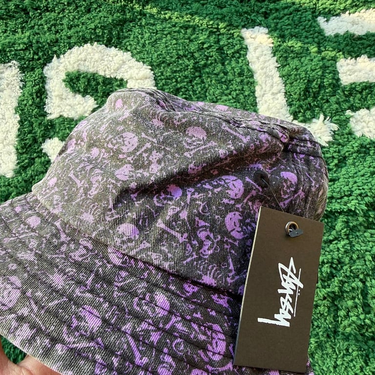 Stüssy Skull Print Bucket Hat - 10