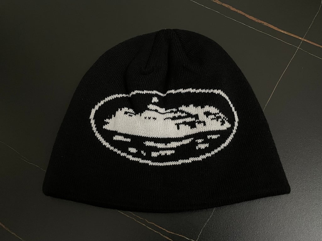 Corteiz Alcatraz Beanie Black & Blue - 17