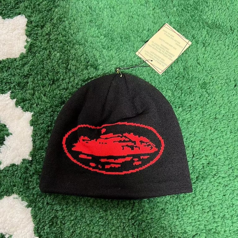 Corteiz Alcatraz Beanie Black & Blue - 3
