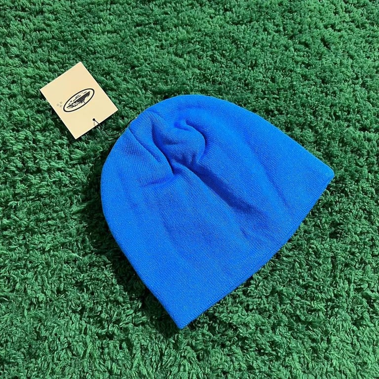 Corteiz Alcatraz Beanie Black & Blue - 6