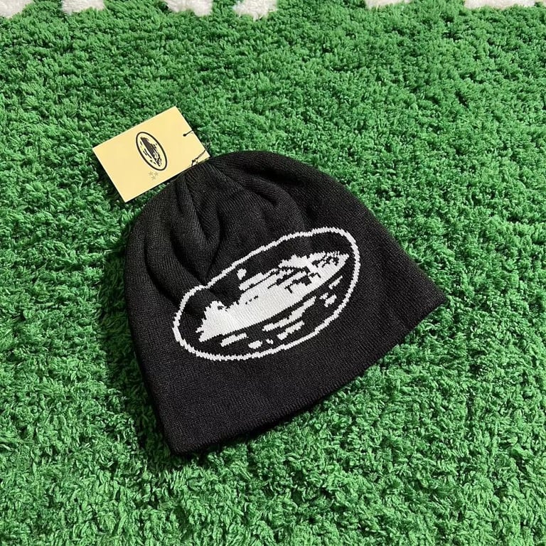 Corteiz Alcatraz Beanie Black & Blue - 8