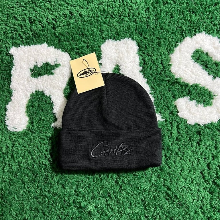 Corteiz Beanie Black Embroidery - 4