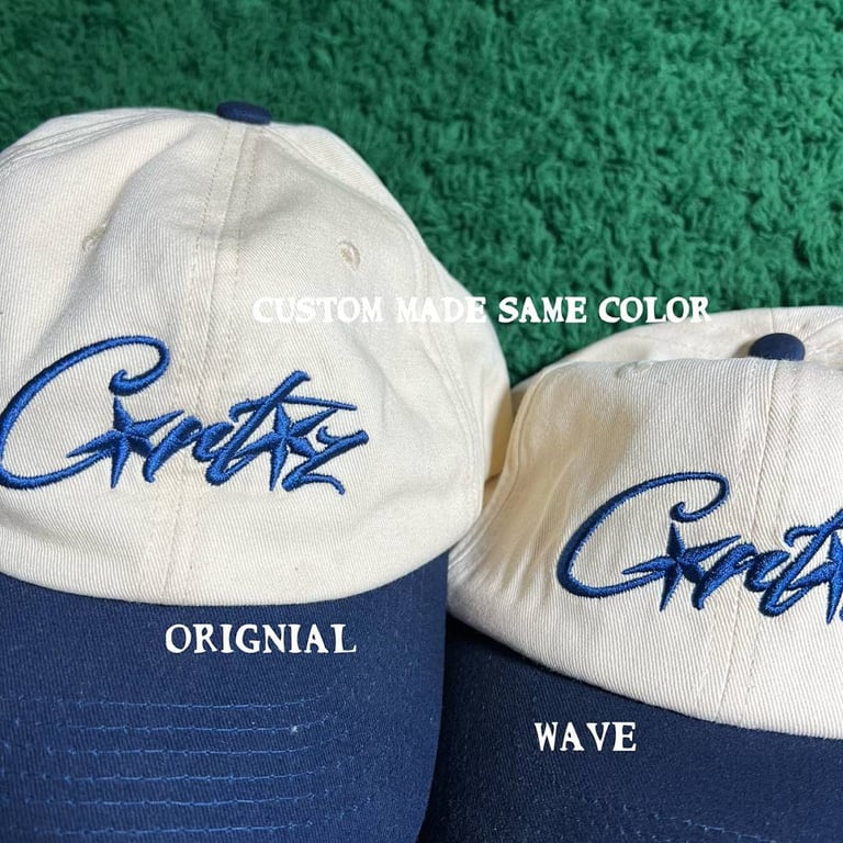 Corteiz Crtzrtw 2023 Beige-Blue Cap - 12