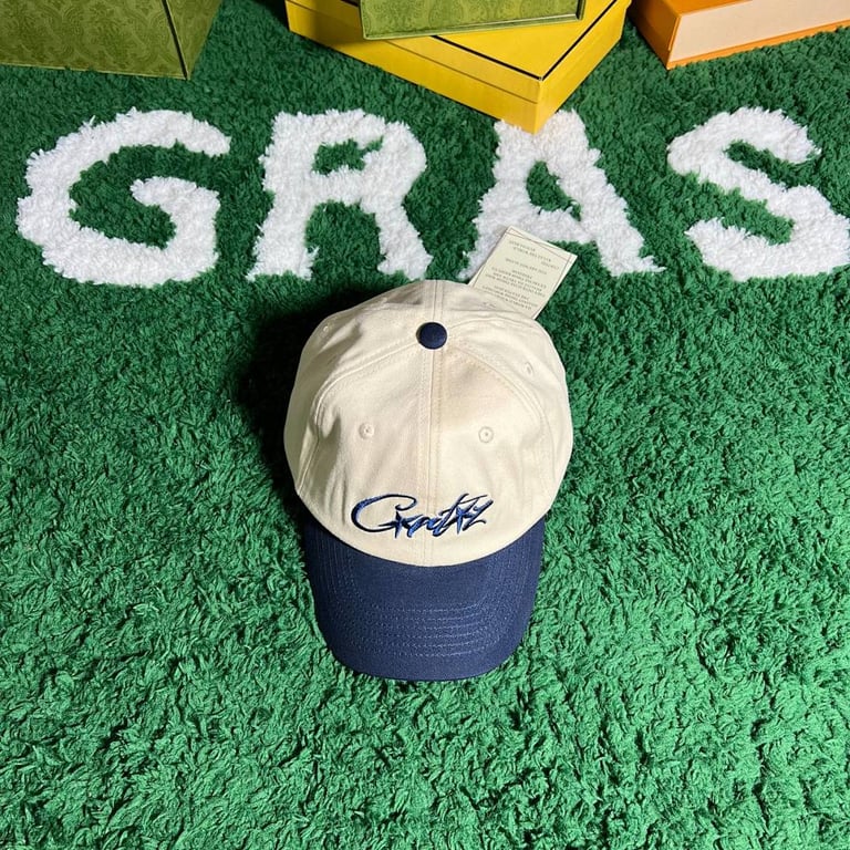 Corteiz Crtzrtw 2023 Beige-Blue Cap - 17
