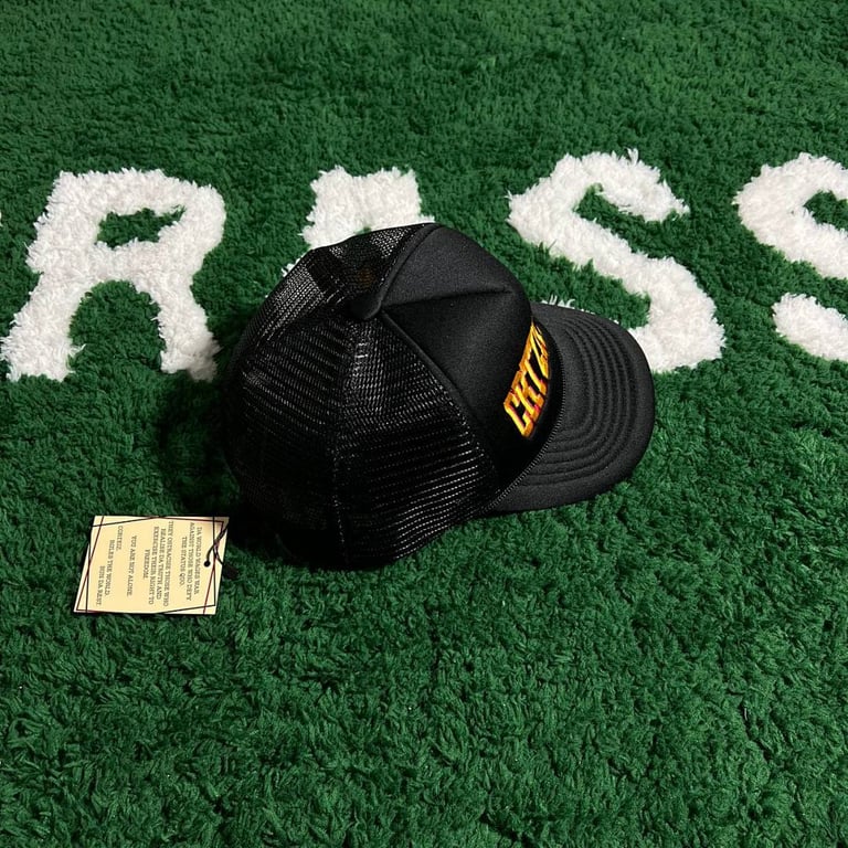 Corteiz CRTZRTW Trucker Hat Black - 12
