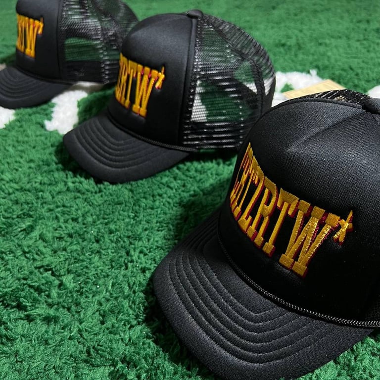Corteiz CRTZRTW Trucker Hat Black - 14
