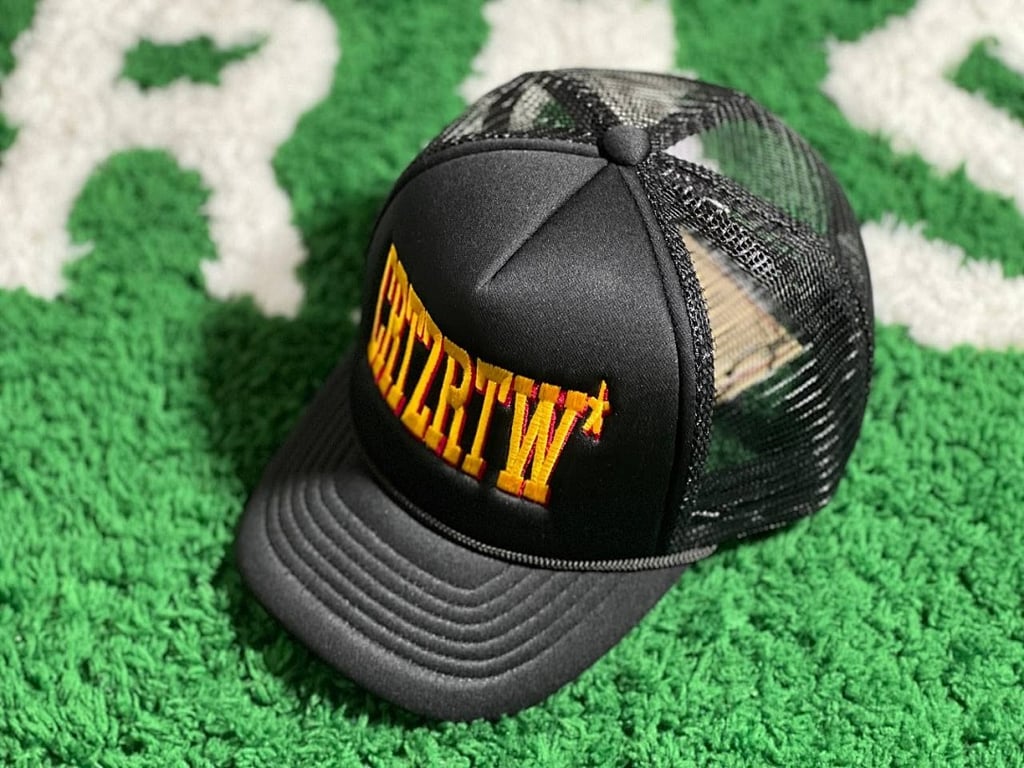 Corteiz CRTZRTW Trucker Hat Black - 15