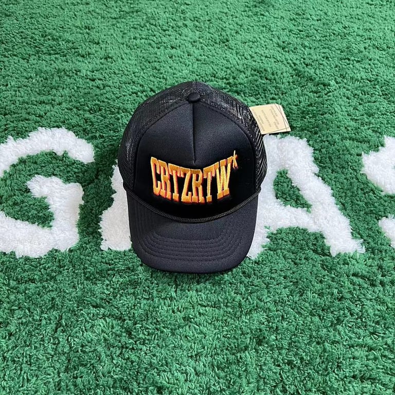 Corteiz CRTZRTW Trucker Hat Black - 17