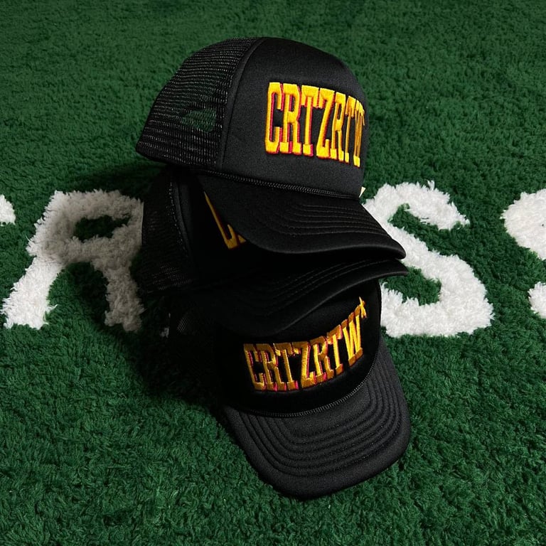 Corteiz CRTZRTW Trucker Hat Black - 3