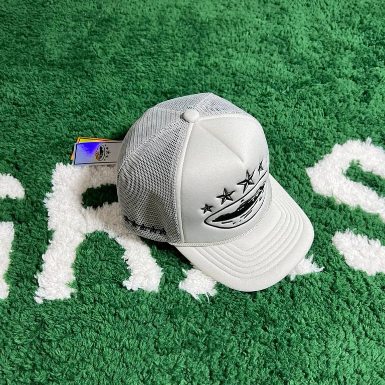 Corteiz 5 Star Trucker Hat Black - 11