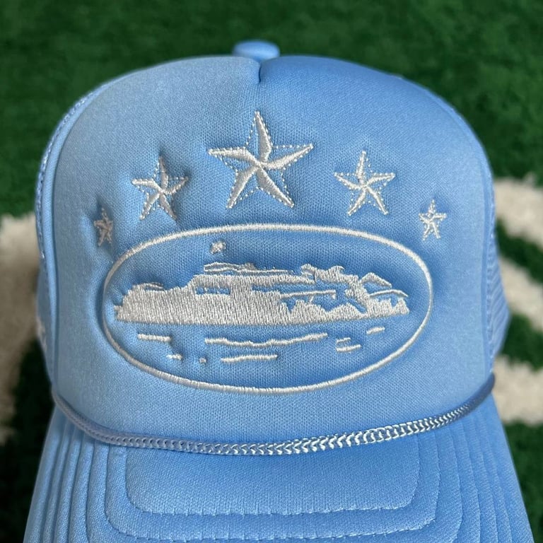 Corteiz 5 Star Trucker Hat Black - 53