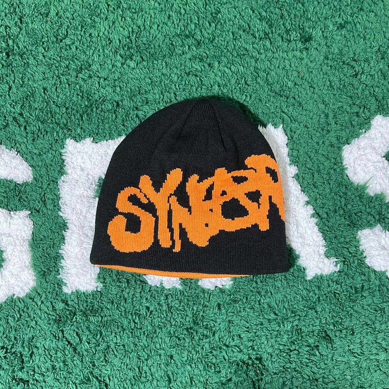 Syna World Beanie Orange Black - 16