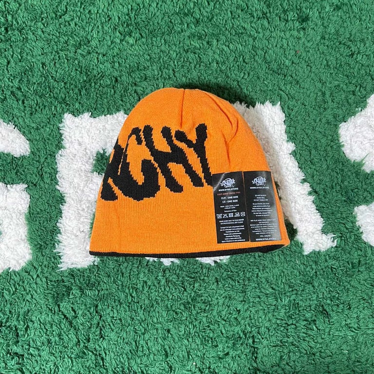 Syna World Beanie Orange Black - 19