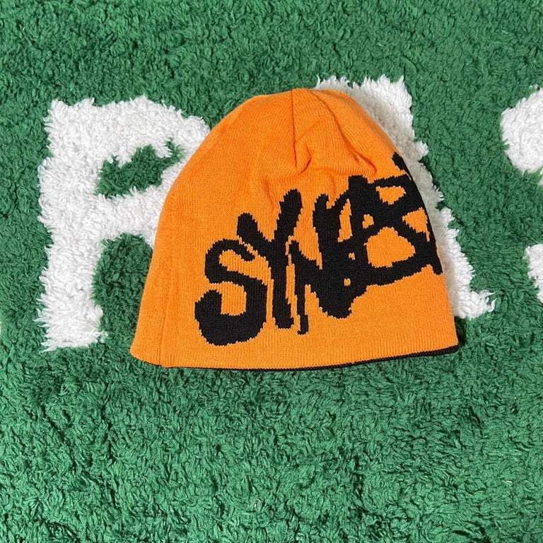 Syna World Beanie Orange Black - 4